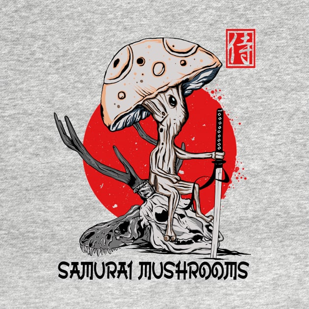 Samurai Mushroom by pilipsjanuariusDesign